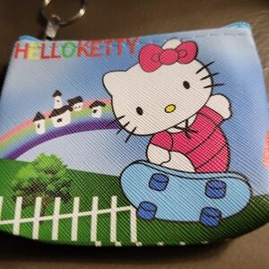 Hello Kitty Blue and Pink Coin Purse